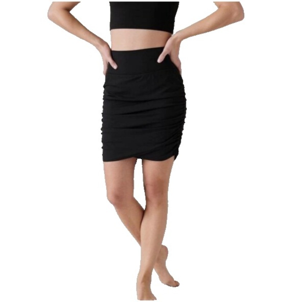 Athleta Transcend Jupe Skort Womens S Black Athleisure Travel Tennis‎ Golf